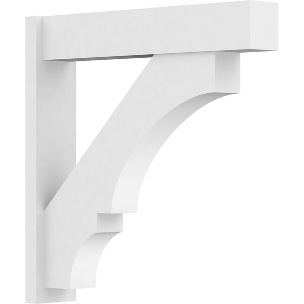 Ekena Millwork Balboa Architectural Grade PVC Outlooker with Block Ends, 7"W X 36"D X 36"H OUTP07X36X36BOA05 - main